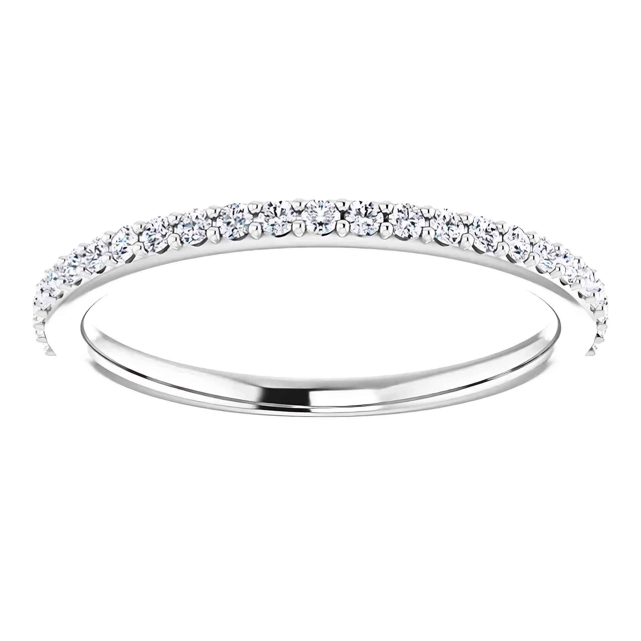 Charlotte Pavé Diamond Wedding Ring