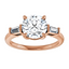 Sophia Three Stone Setting