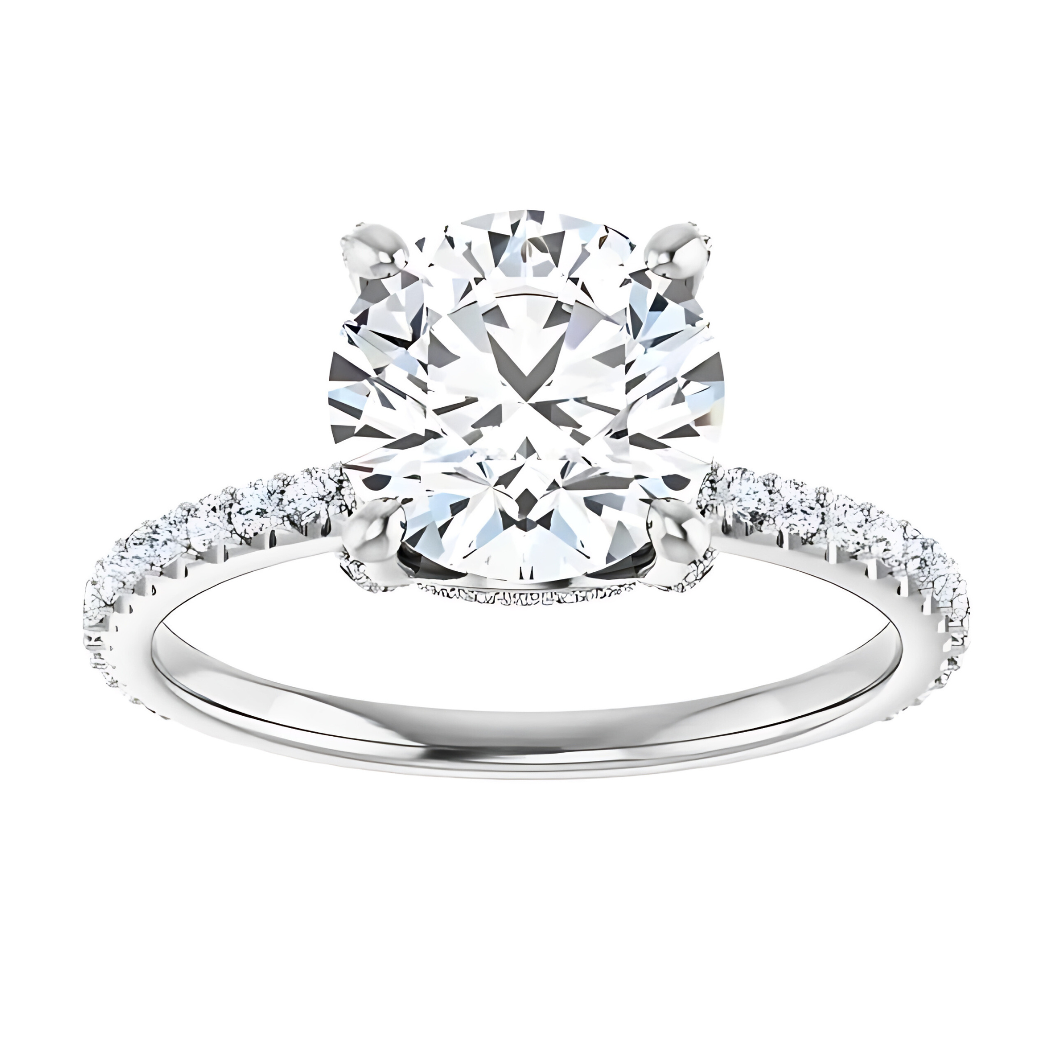 Lorelei Hidden Halo Pavé Setting