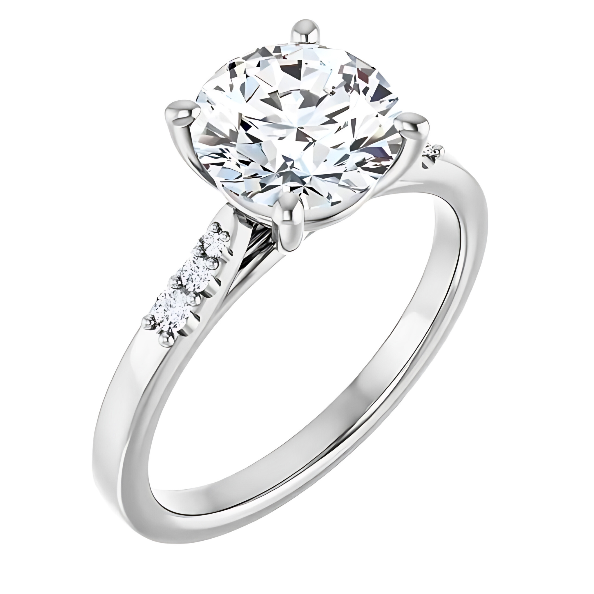 Clara Cathedral Pavé Setting
