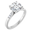 Clara Cathedral Pavé Setting