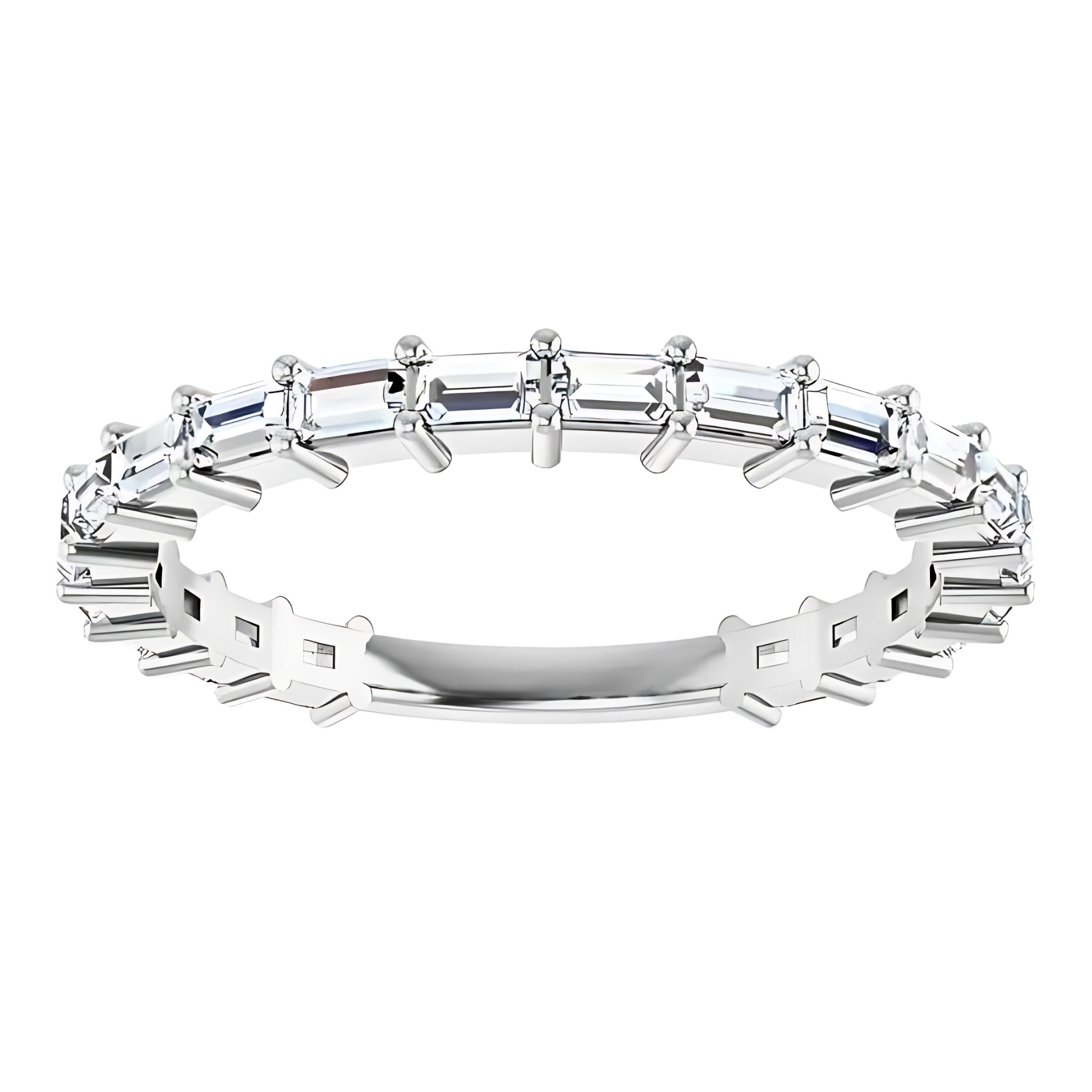 Willow East-West Baguette Diamond Ring