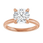 Olivia Round Moissanite Solitaire Engagement Ring