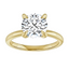 Olivia Round Moissanite Solitaire Engagement Ring