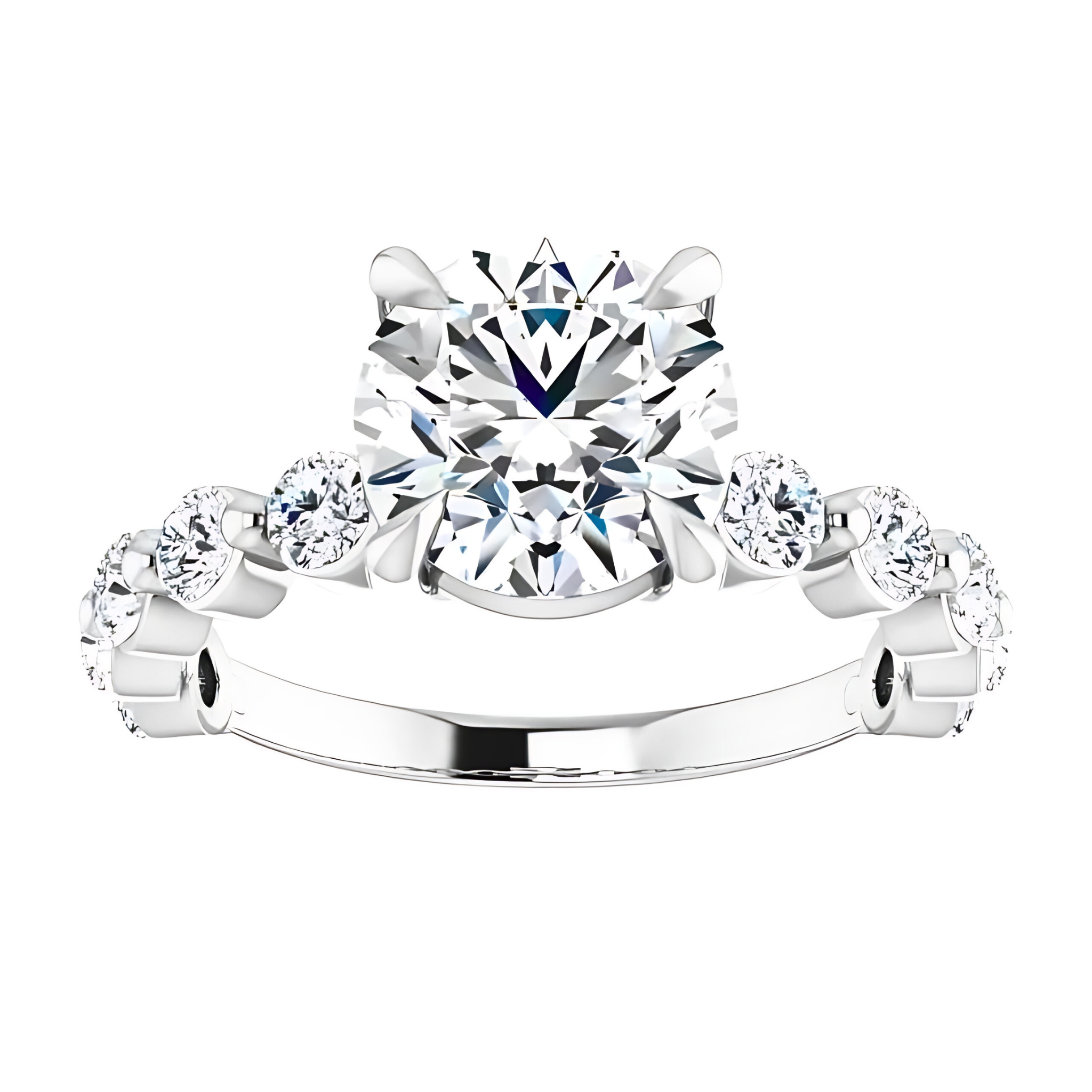 Esme Single Prong Bubble Setting