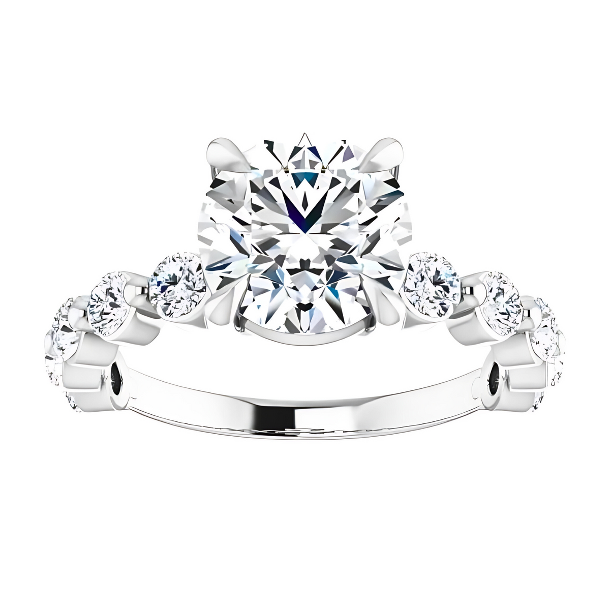 Esme Single Prong Bubble Setting
