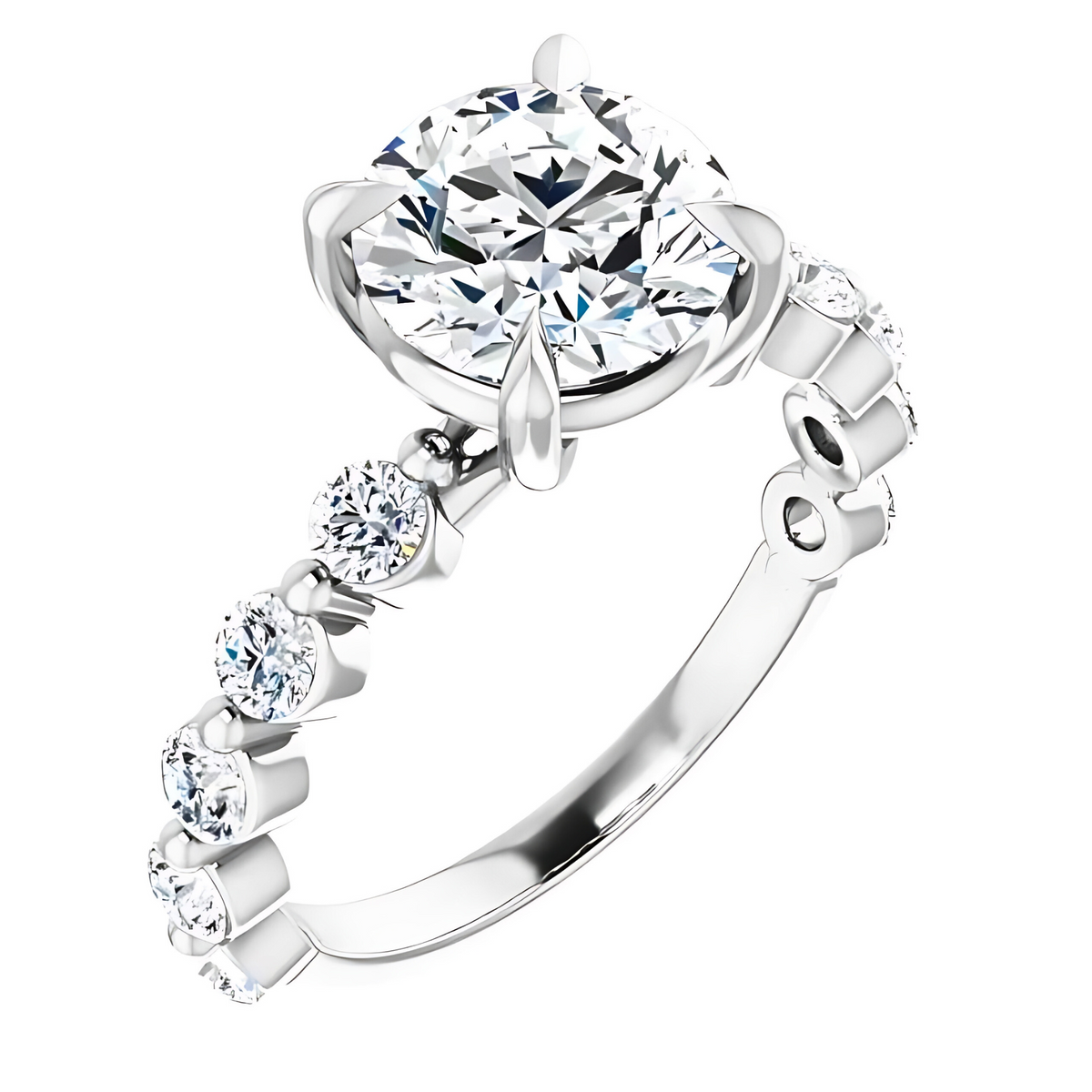 Esme Single Prong Bubble Setting