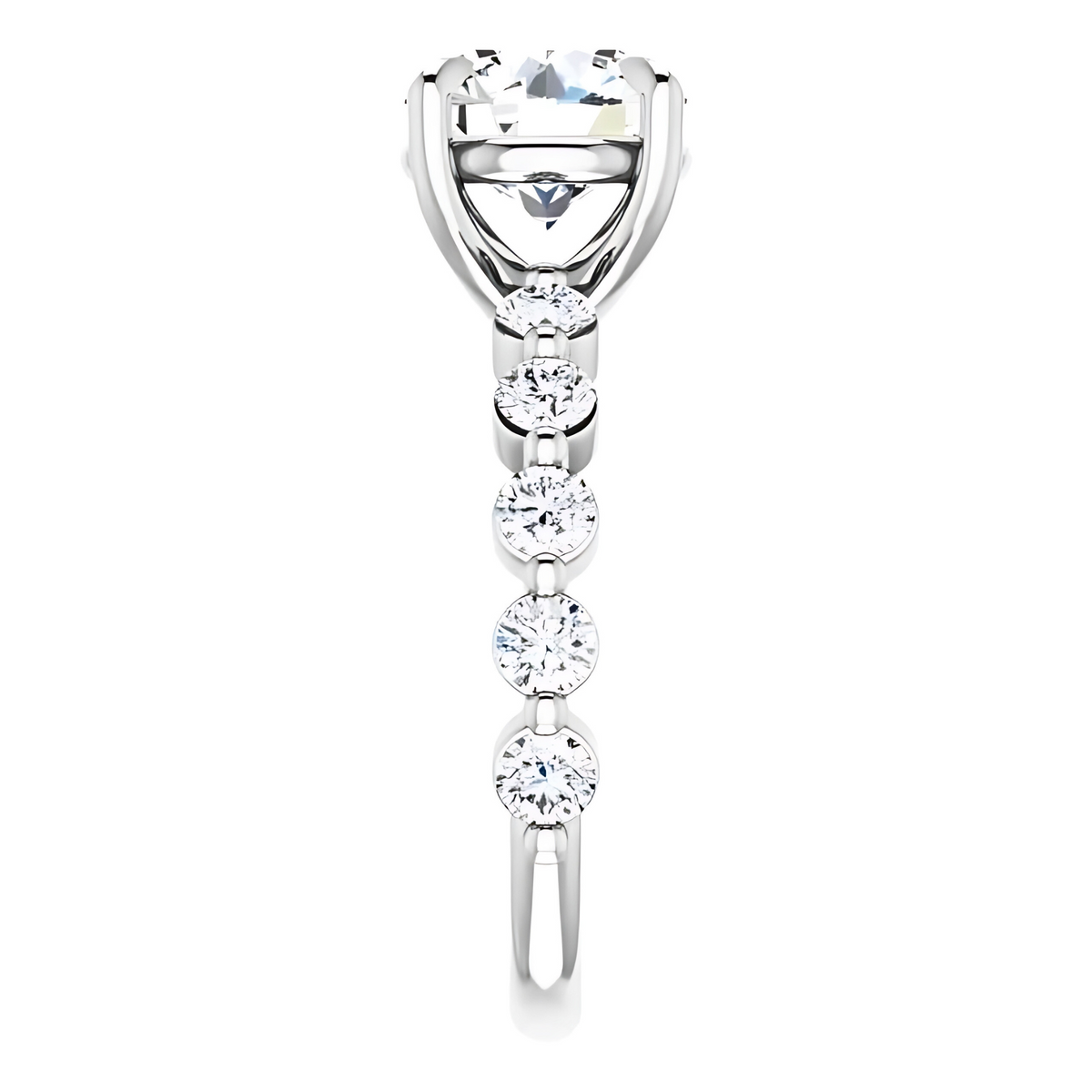 Esme Single Prong Bubble Setting