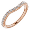 Serena Curved Pavé Diamond Wedding Ring