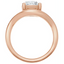 Marlowe Wave Offset Solitaire Setting