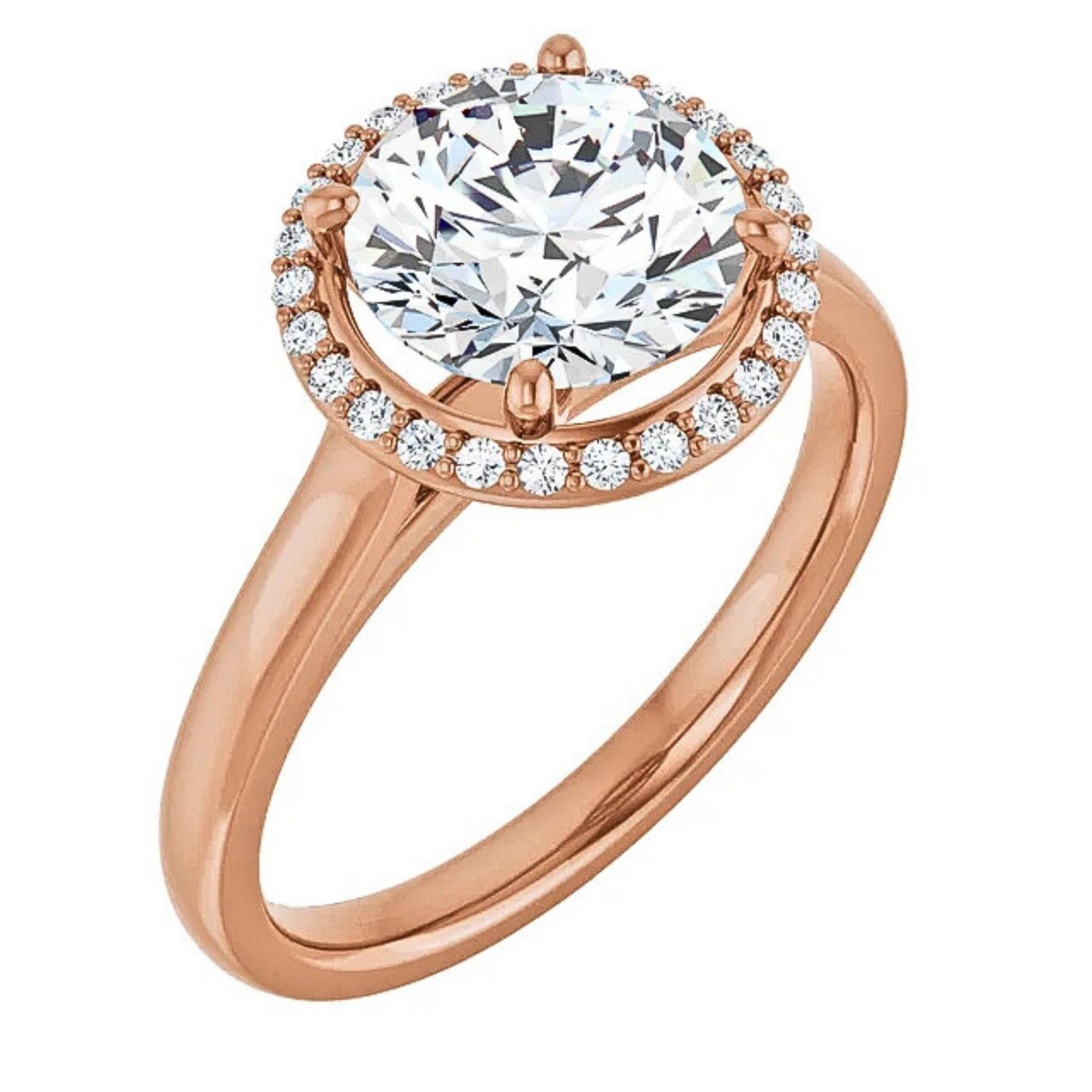 Audrey Halo Setting