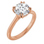 Molly Double Claw Prong Solitaire Setting