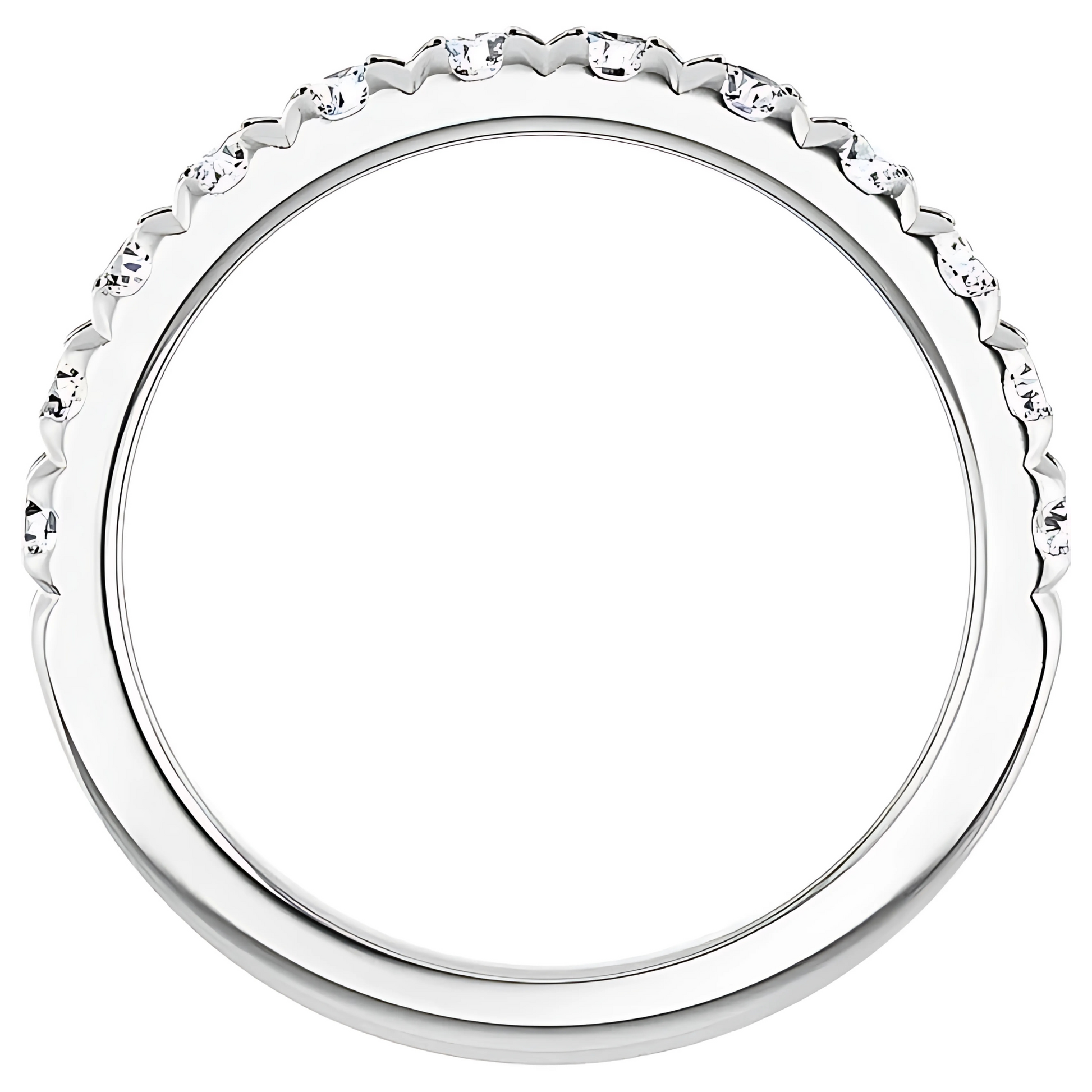 Ruthie French Pavé Diamond Wedding Ring