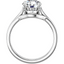 Isla Hidden Halo Cathedral Solitaire Setting & Matching Wedding Ring