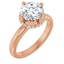 Adeline Hidden Halo Solitaire Setting