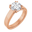 Beatrice Double Claw Prong Cathedral Solitaire Setting