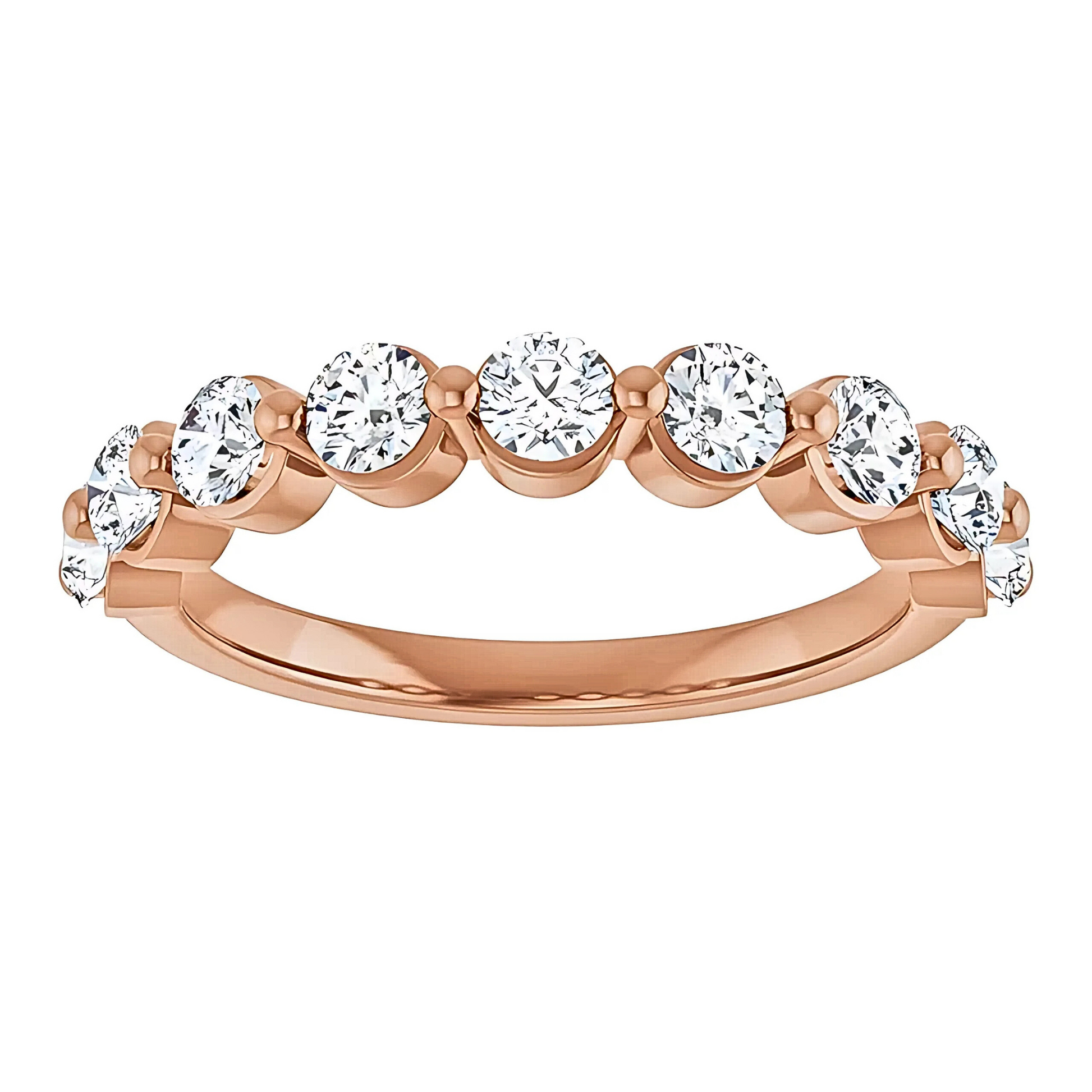 Ivy Single Prong Bubble Diamond Ring