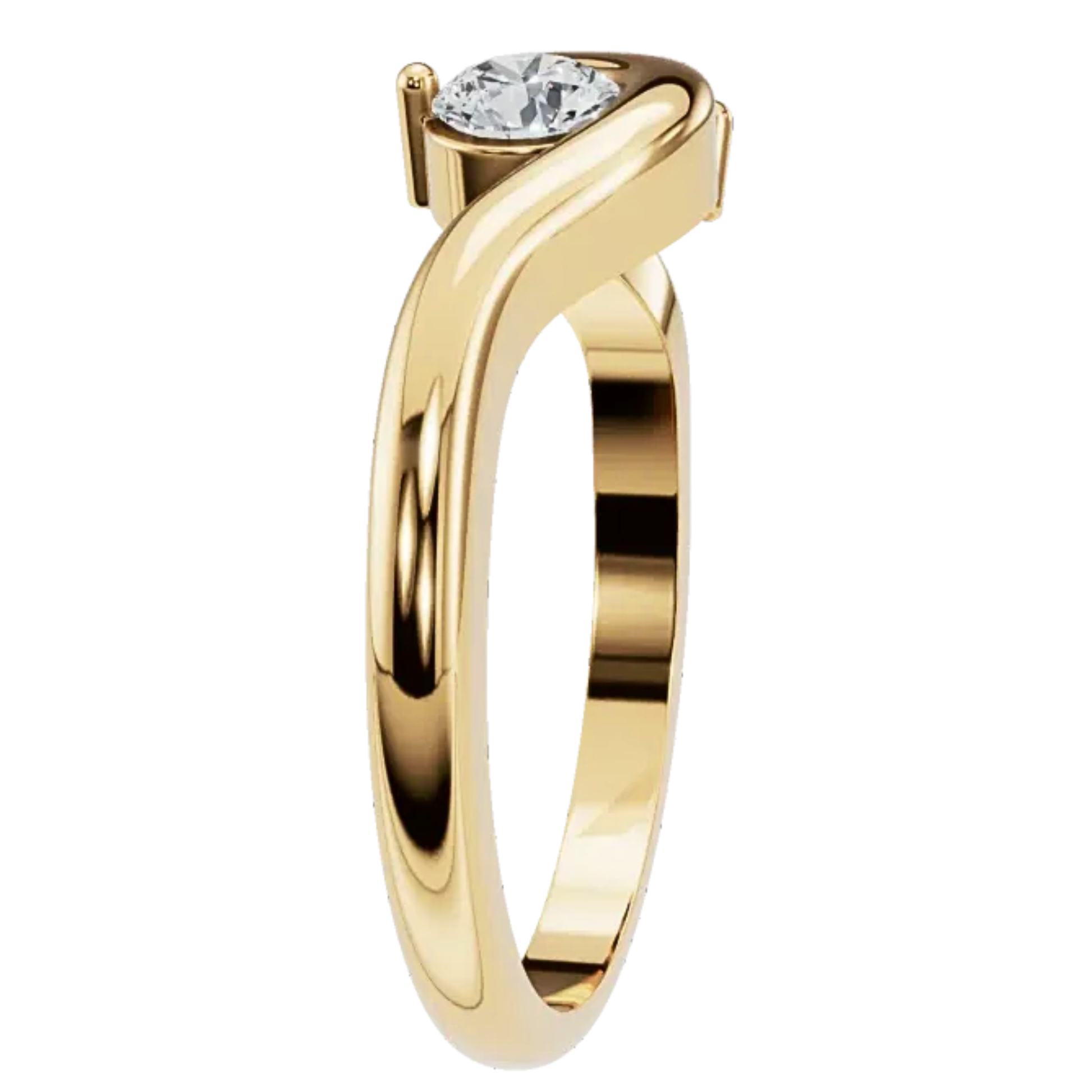 Felicity Toi-et-Moi Round & Marquise Diamond Ring