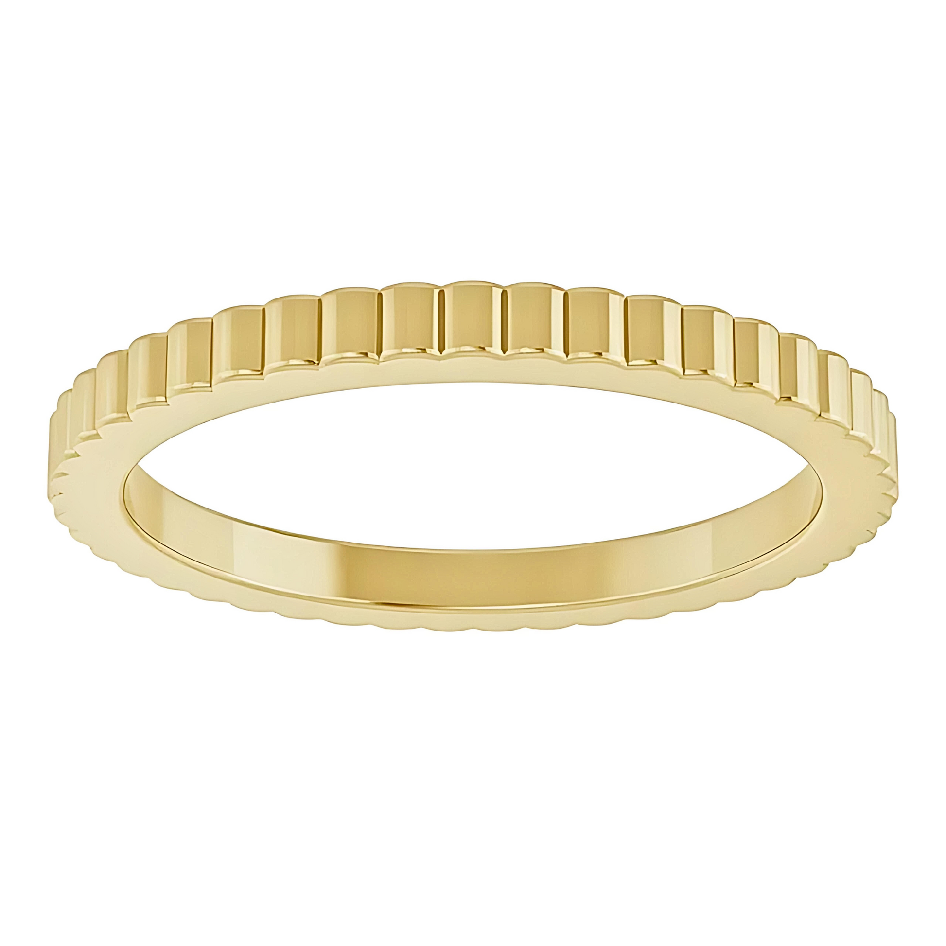 Arden Fluted Stacking Ring
