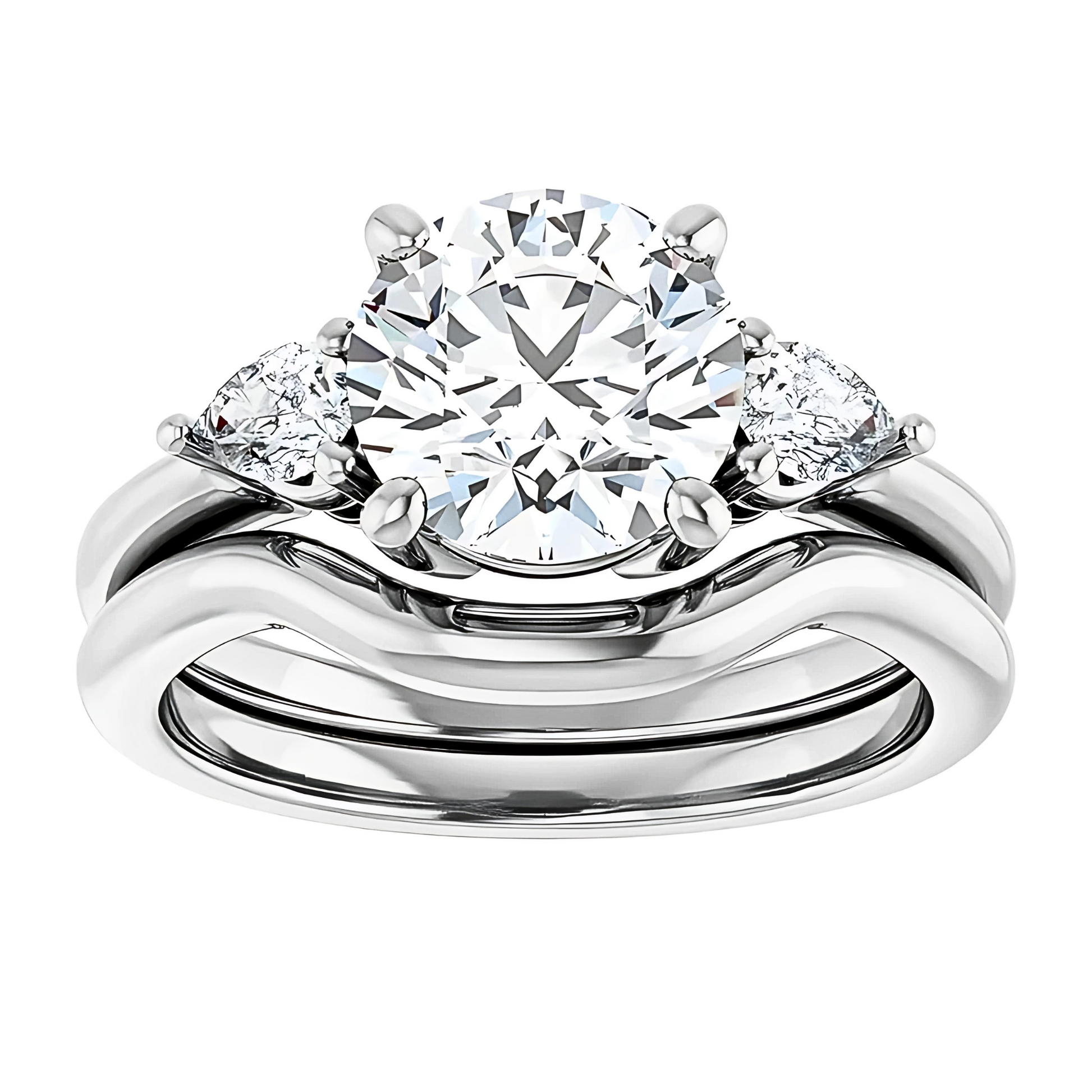Alexandra Curved Wedding Ring