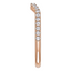 Serena Curved Pavé Diamond Wedding Ring
