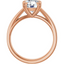 Beatrice Double Claw Prong Cathedral Solitaire Setting