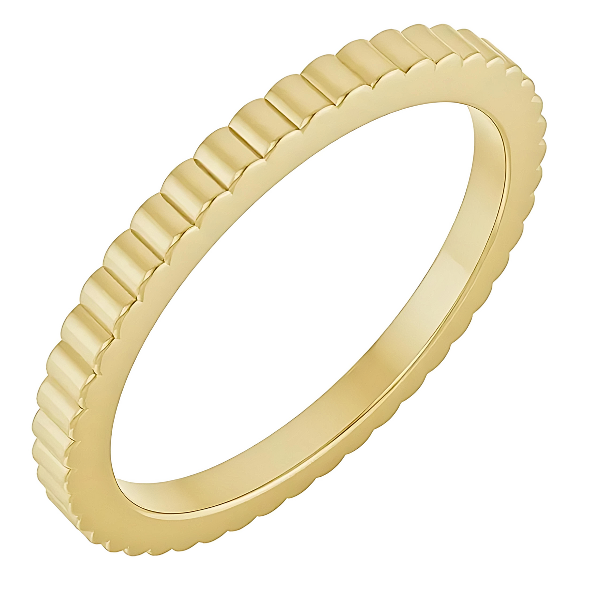 Arden Fluted Stacking Ring