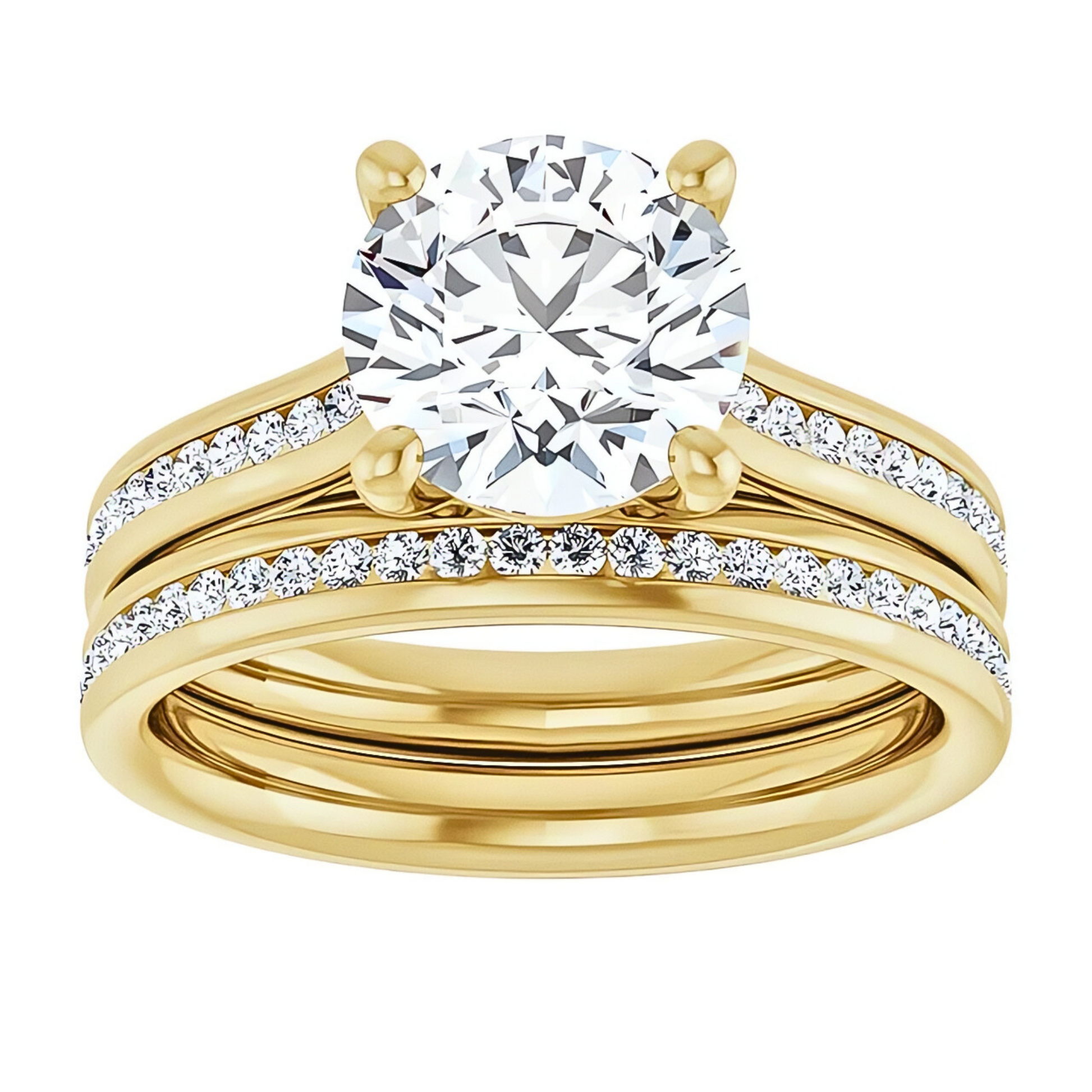 Helena Channel Diamond Wedding Ring