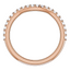 Serena Curved Pavé Diamond Wedding Ring
