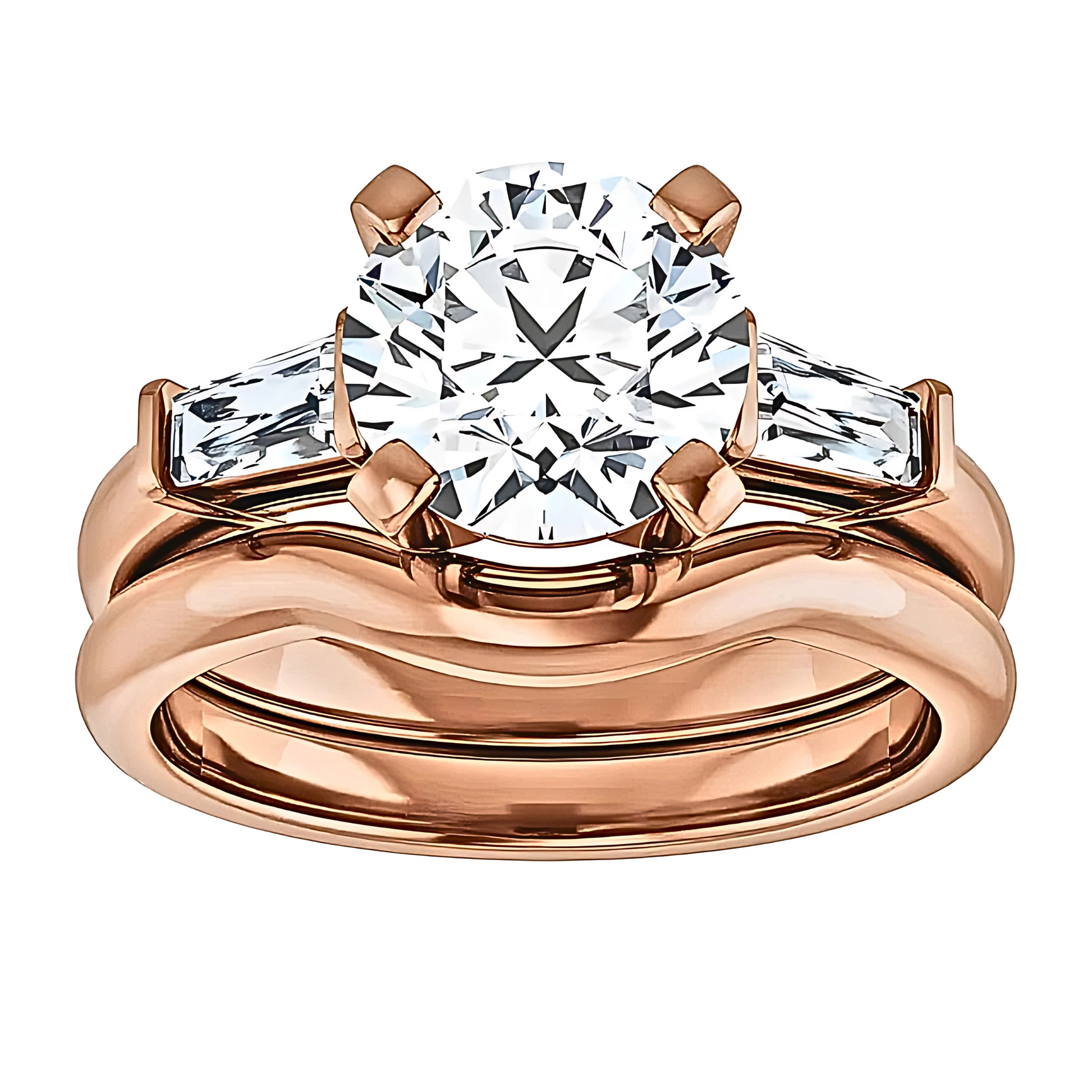 Lauren Three Stone Setting