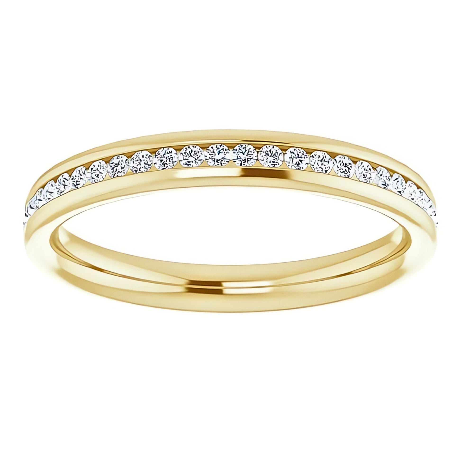 Helena Channel Diamond Wedding Ring
