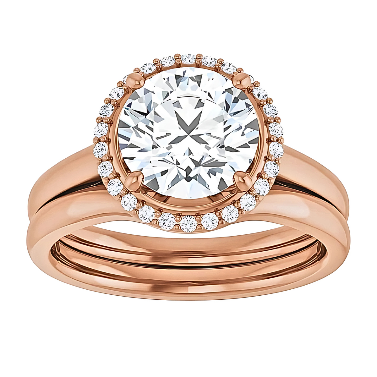 Audrey Halo Setting