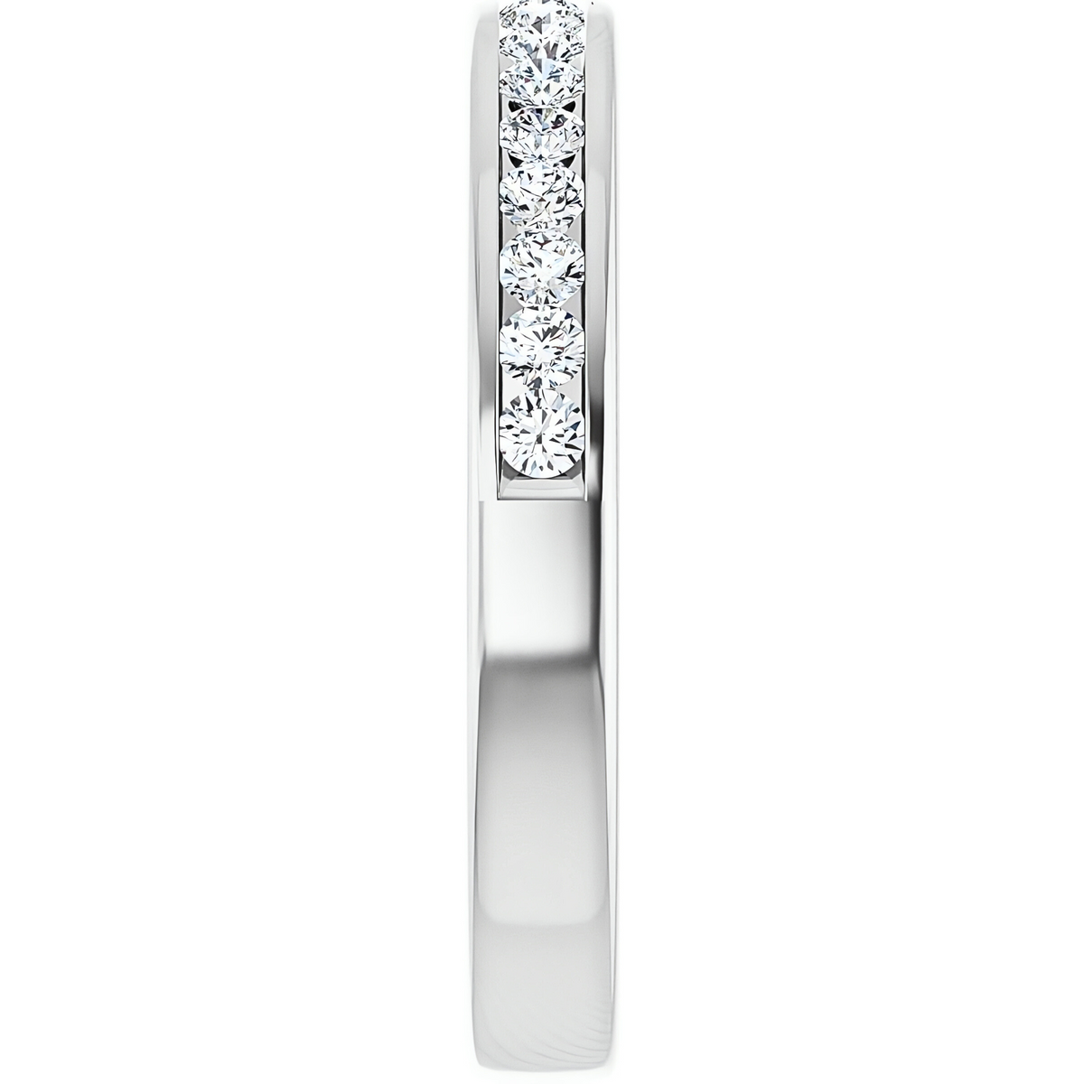 Hallie Channel Diamond Wedding Ring