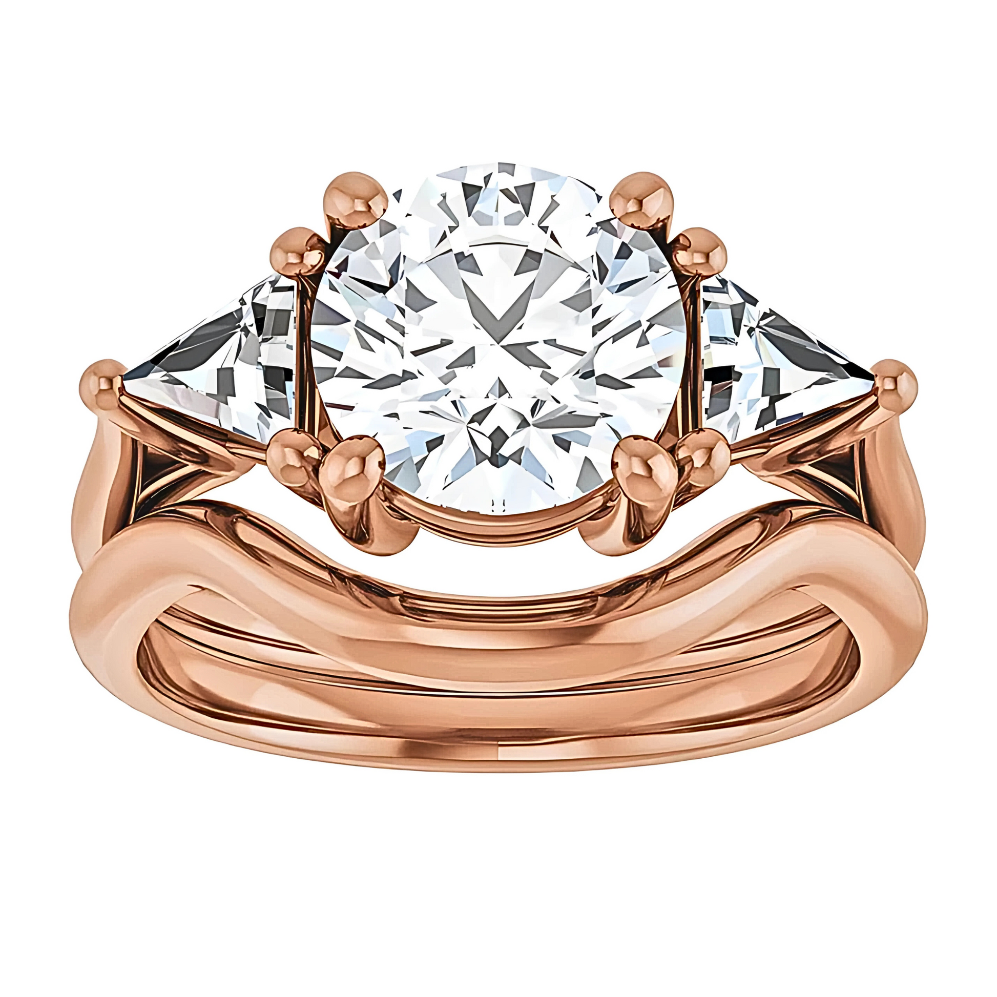 Caroline Curved Wedding Ring