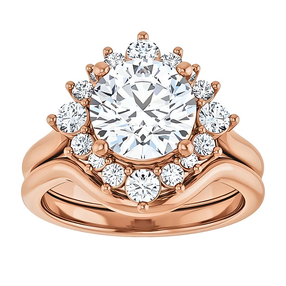 Bonnie Curved Wedding Ring