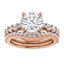 Serena Curved Pavé Diamond Wedding Ring