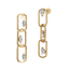 Rowe Pear and Marquise Lab Grown Diamond Link Earrings