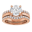 Summer Curved Pavé Diamond Wedding Ring