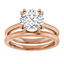 Molly Double Claw Prong Solitaire Setting