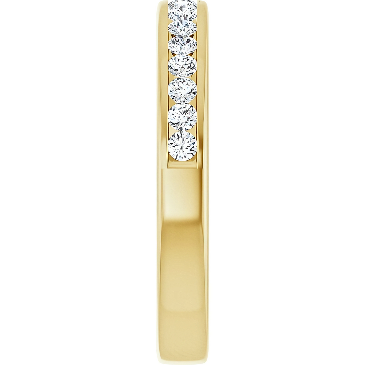 Hallie Channel Diamond Wedding Ring