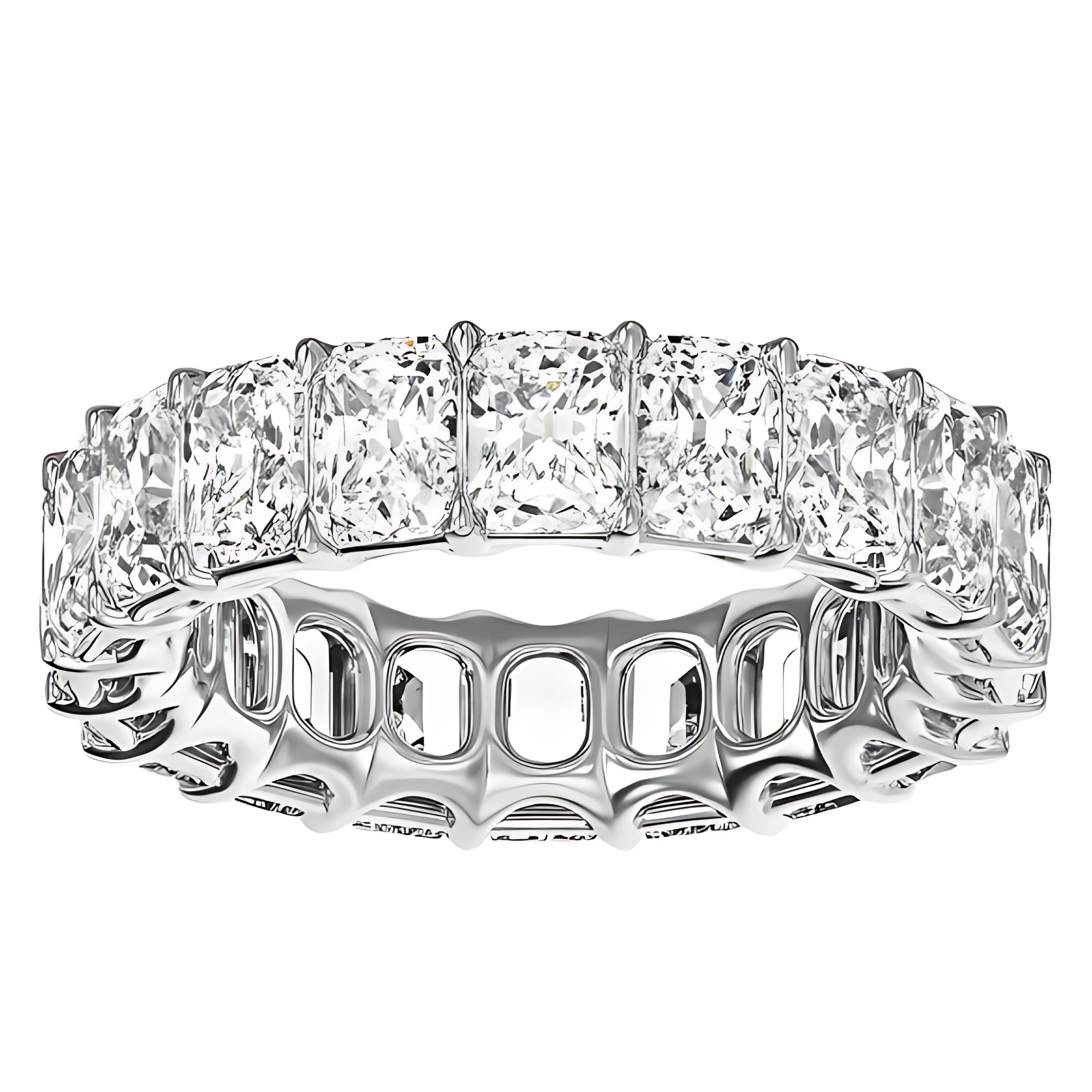 August Radiant Lab Grown Diamond Eternity Ring
