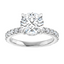 Addison Hidden Halo French Pavé Setting