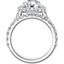 Ellie Halo Setting & Matching Wedding Ring