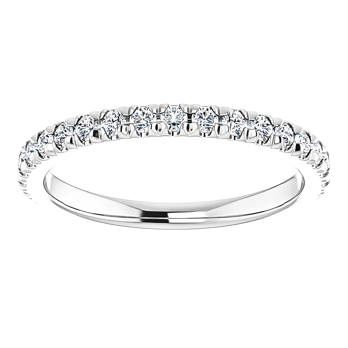Louisa French Pavé Diamond Wedding Ring