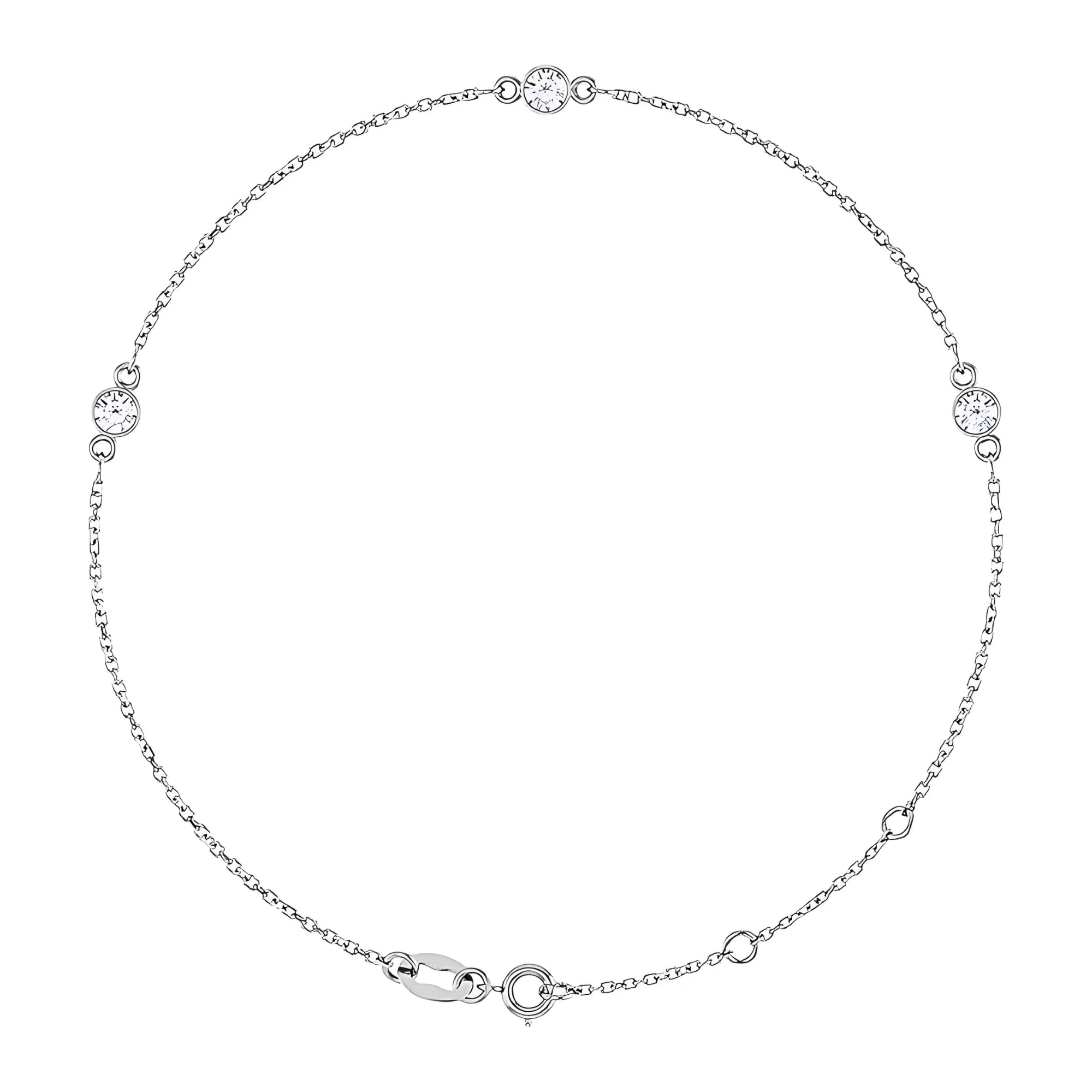 Palmer Diamond Bezel Bracelet