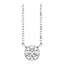 Hadley Solitaire Round Diamond Bezel Pendant Necklace