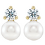 Lettie Pearl & Lab Grown Diamond Stud Earrings