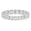 Greta Emerald Bezel Lab Grown Diamond Eternity Ring