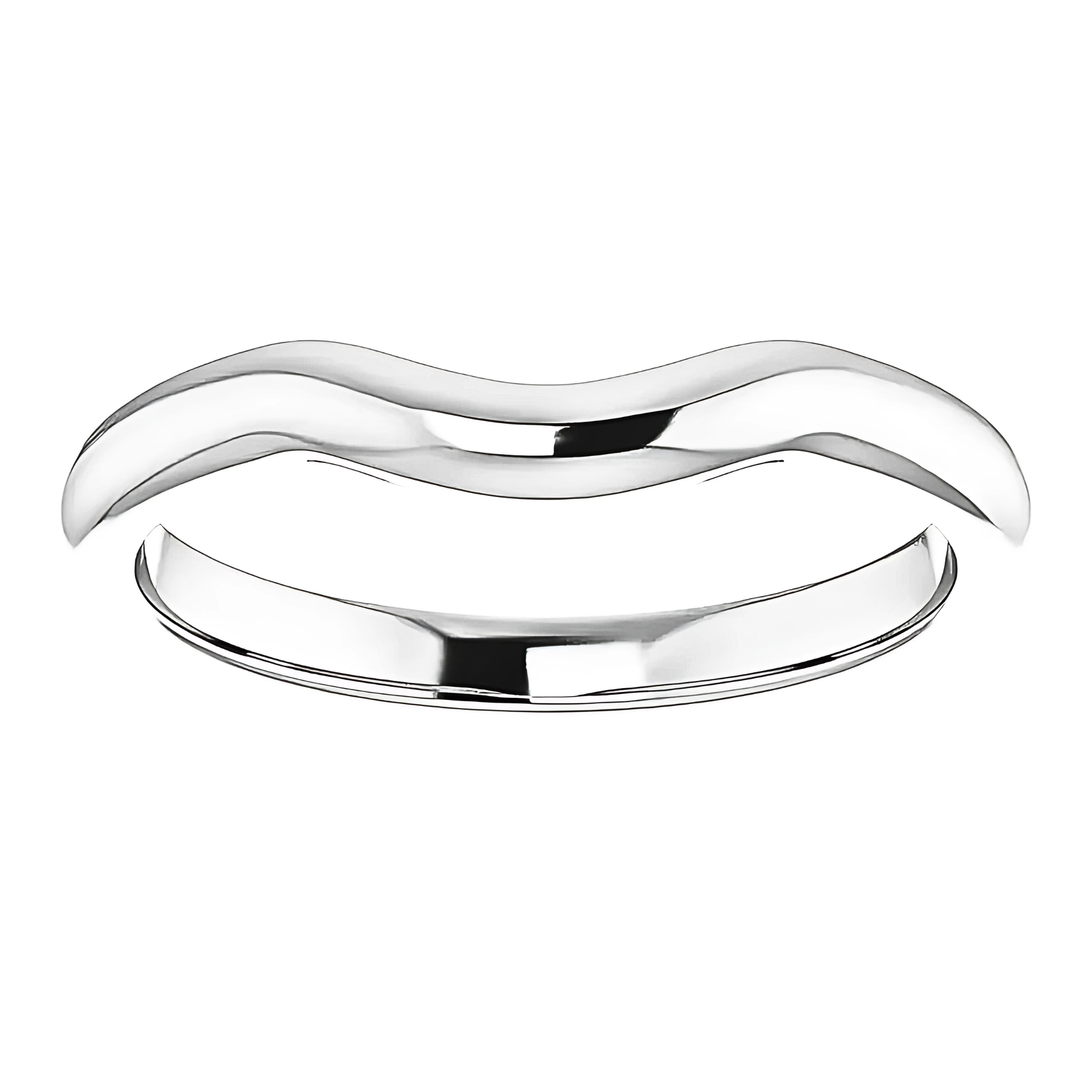 Lauren Curved Wedding Ring