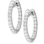 Harper Inside-Out Lab Grown Diamond Hoop Earrings